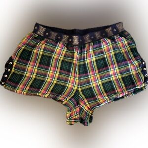 SAVAGE X FENTY PLAID FLANNEL BOXERS L